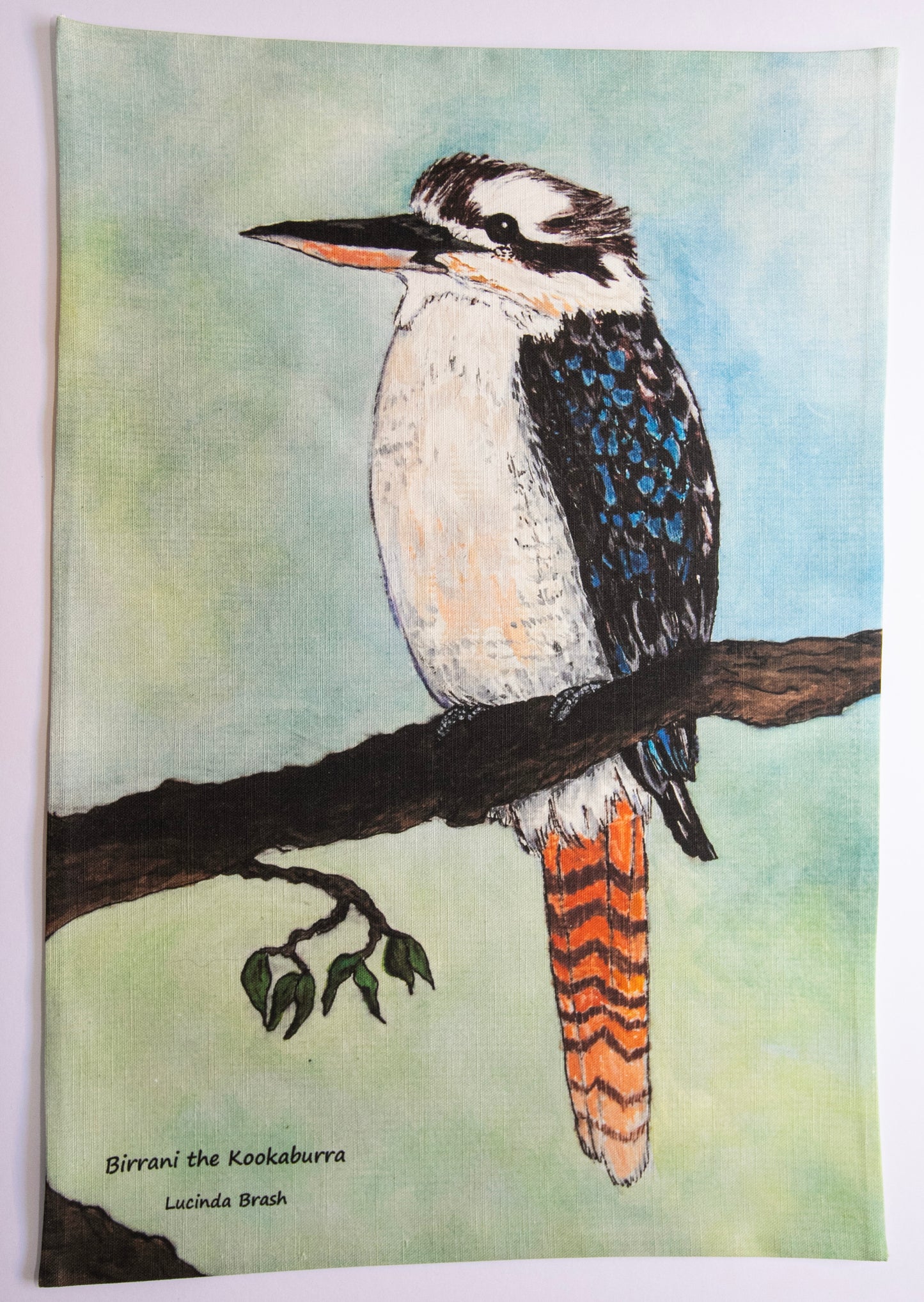 Tea Towel - Birrani the Kookaburra
