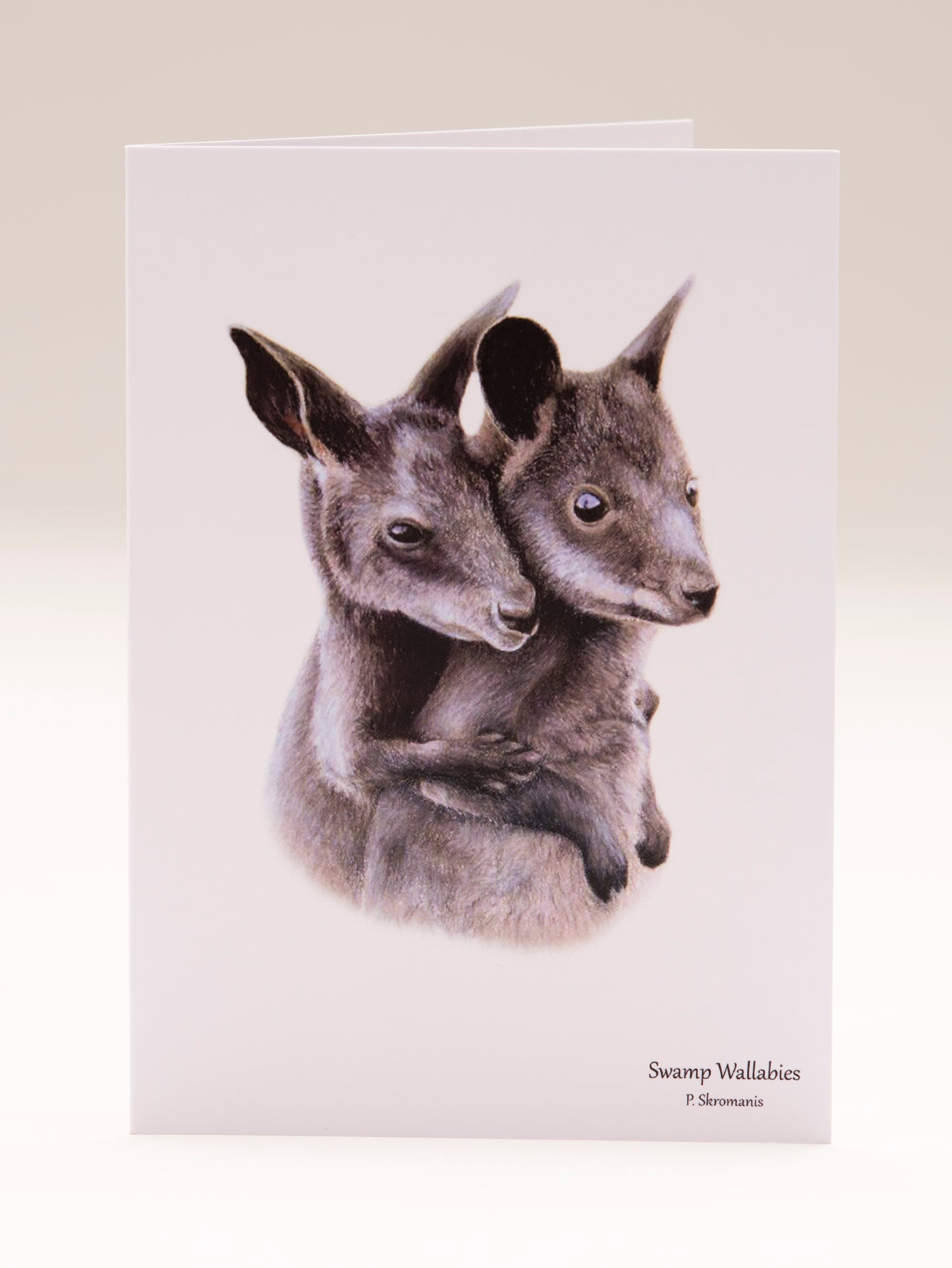 Greeting Card - Swamp Wallabies