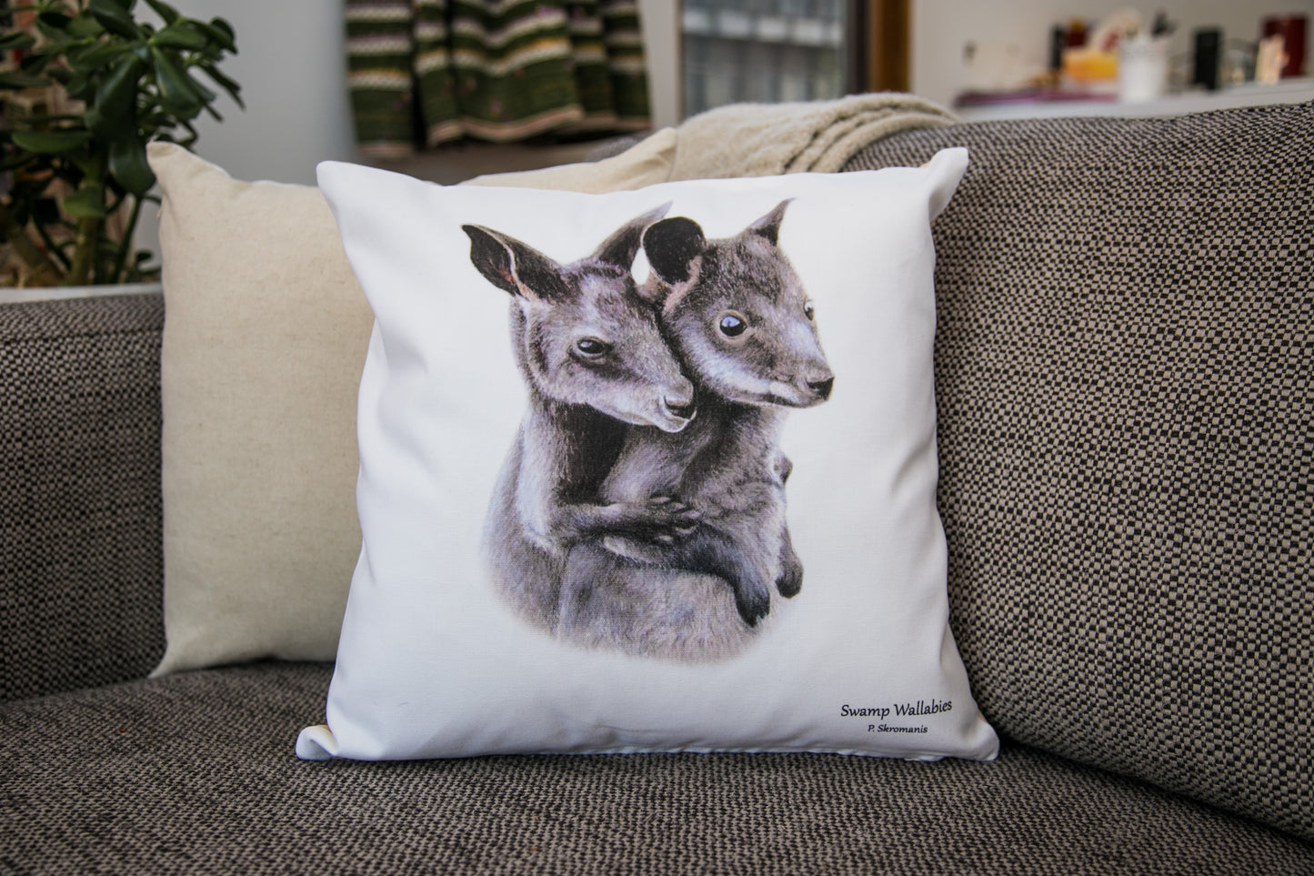 Cushion Covers - Swamp Wallabies