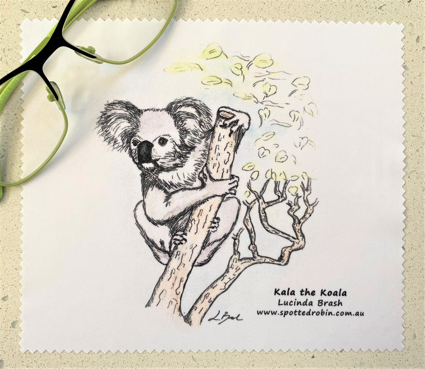 Microfibre Eyeglass Cleaning Cloth - Kala the Koala