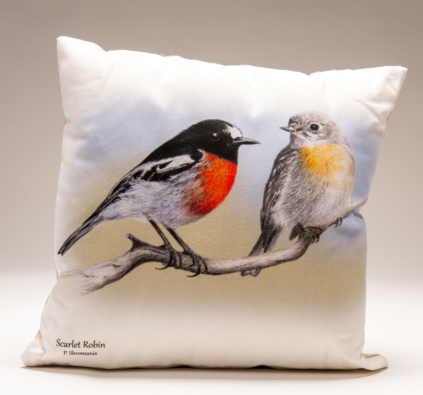 Cushion Covers - Scarlet Robin