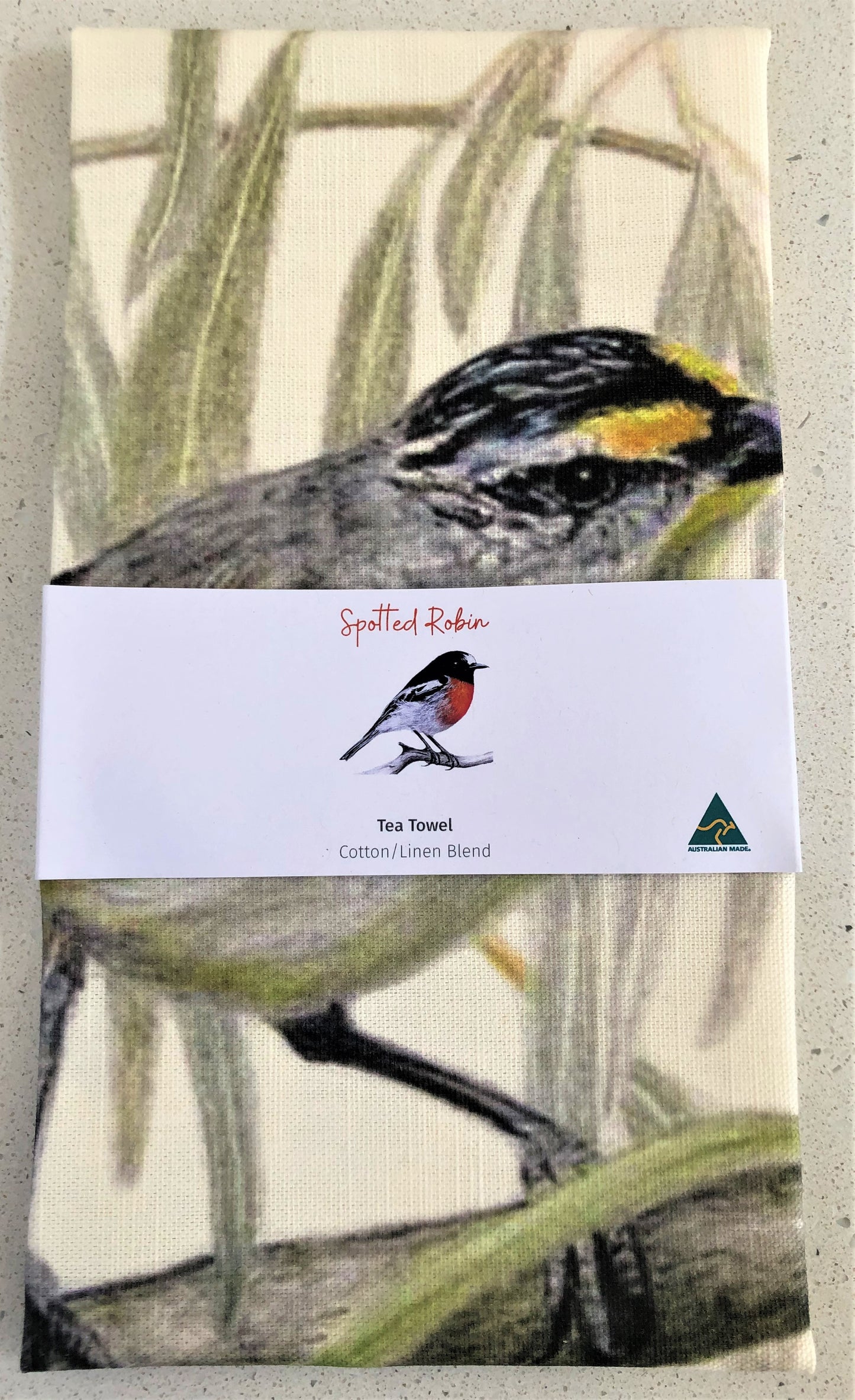 Tea Towel - Striated Pardalote