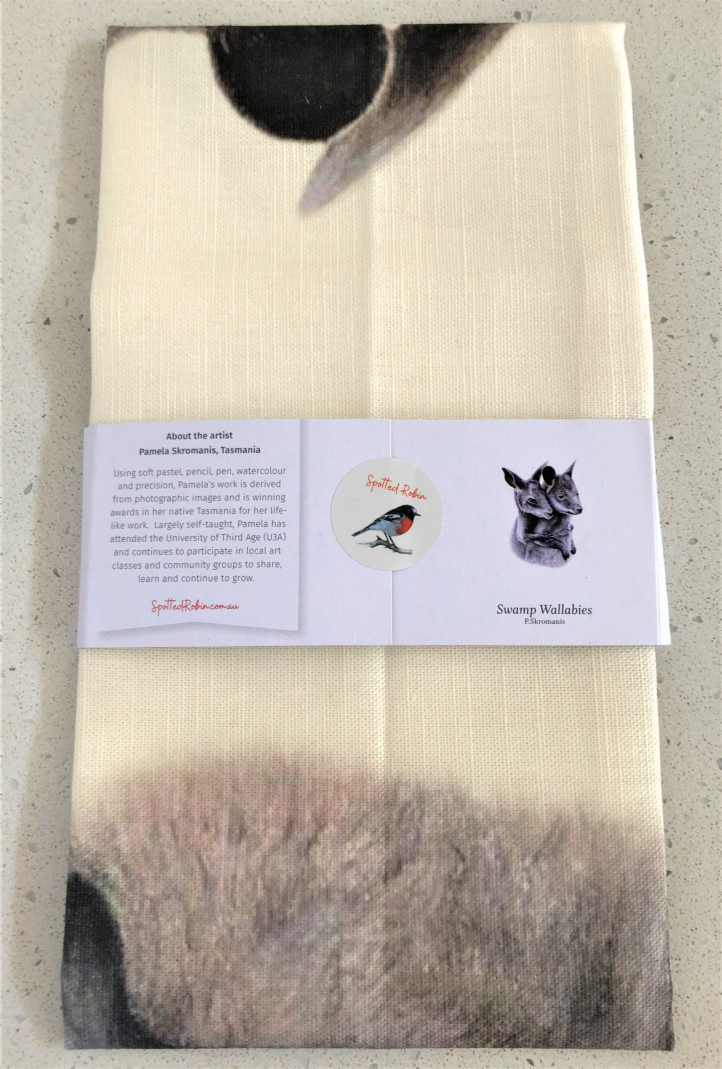 Tea Towel - Swamp Wallabies