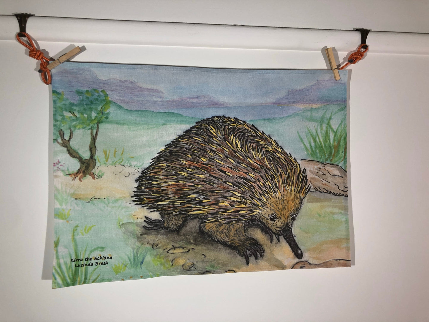 Tea Towel - Kirra the Echidna