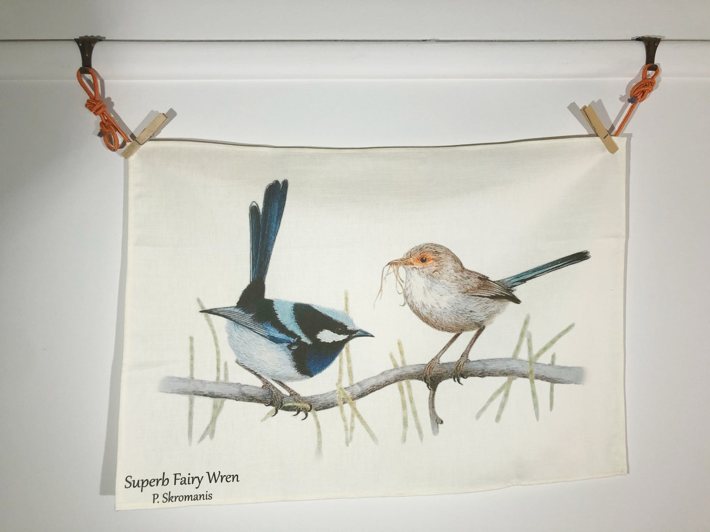 Tea Towel - Superb Fairy Wren Pair