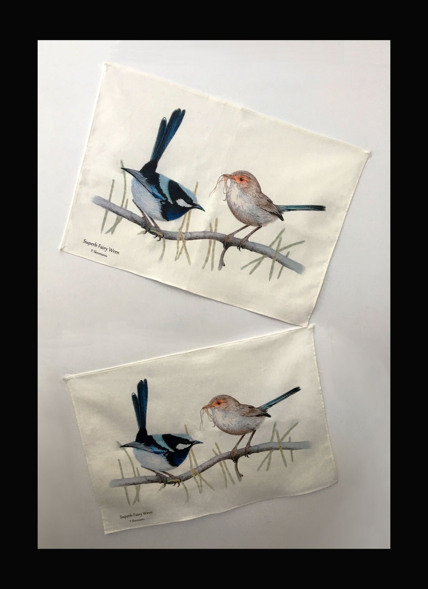 Tea Towel - Superb Fairy Wren Pair