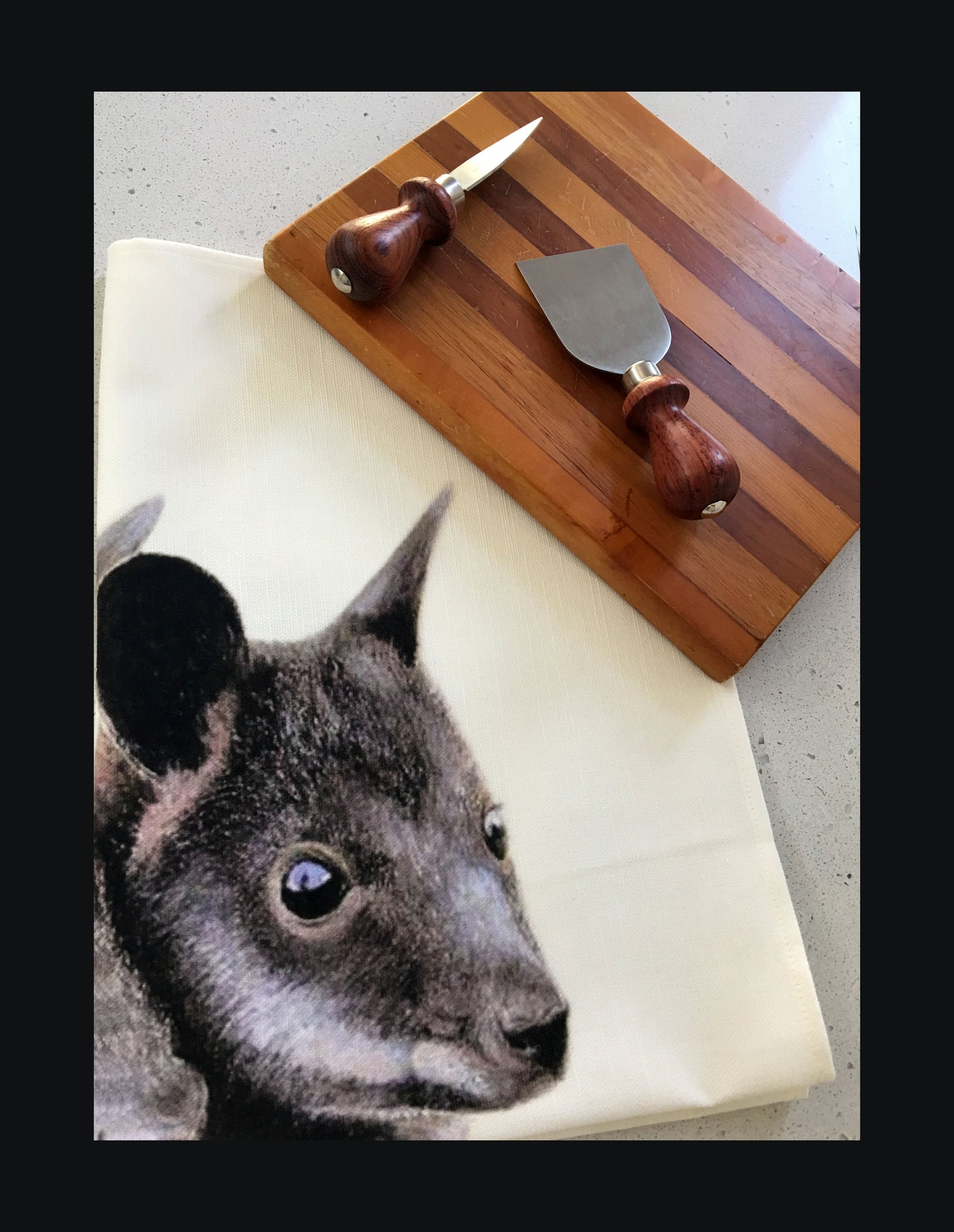 Tea Towel - Swamp Wallabies
