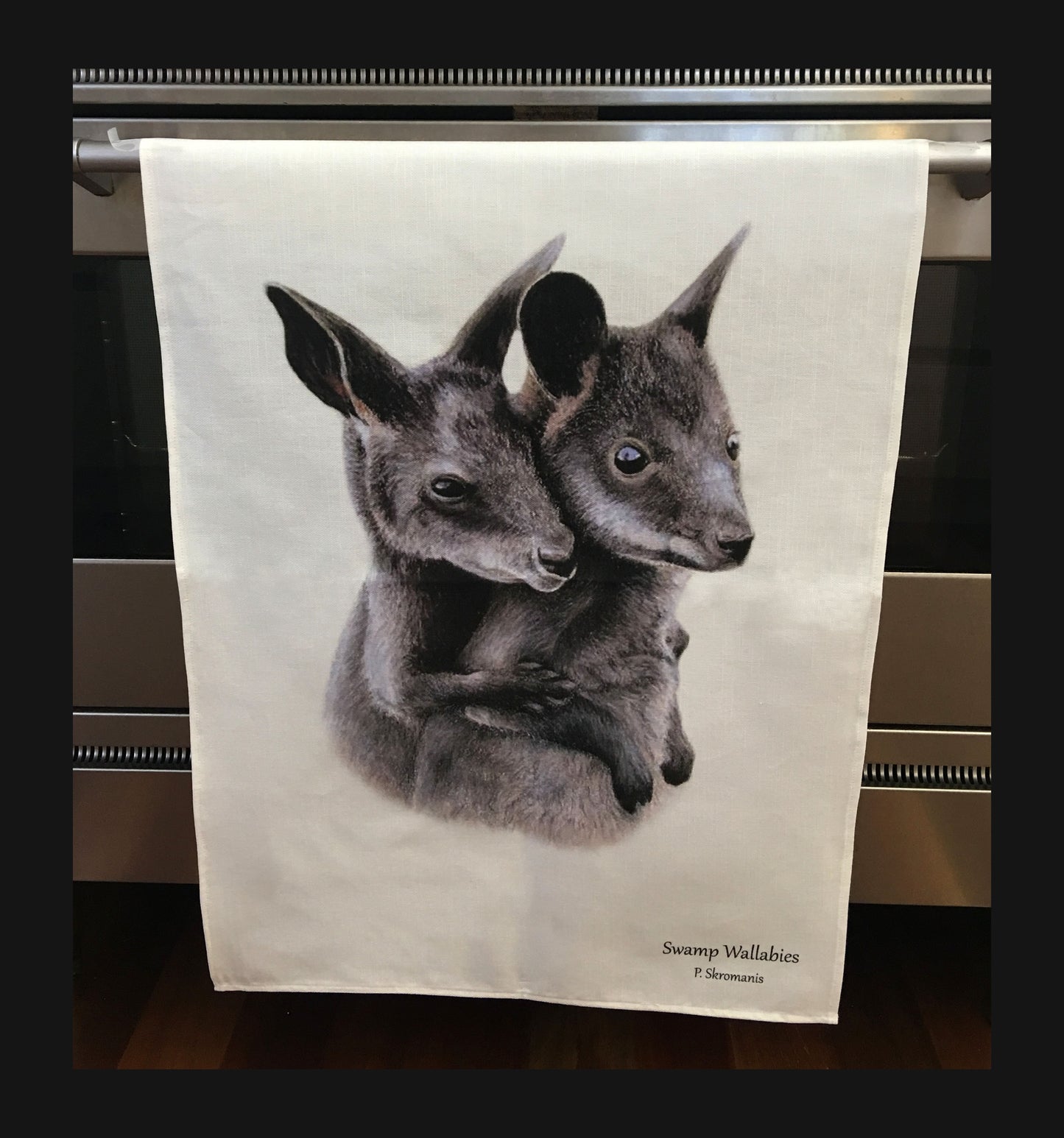 Tea Towel - Swamp Wallabies