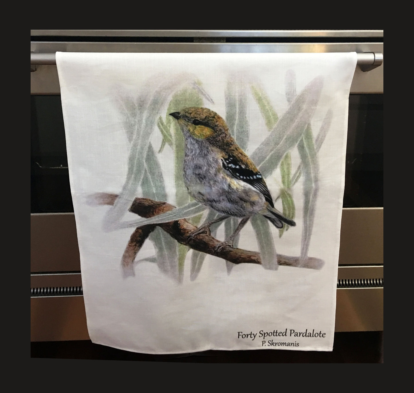Tea Towel - Forty-Spotted Pardalote
