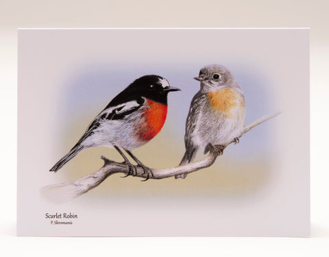 Greeting Card - Scarlet Robin Duo