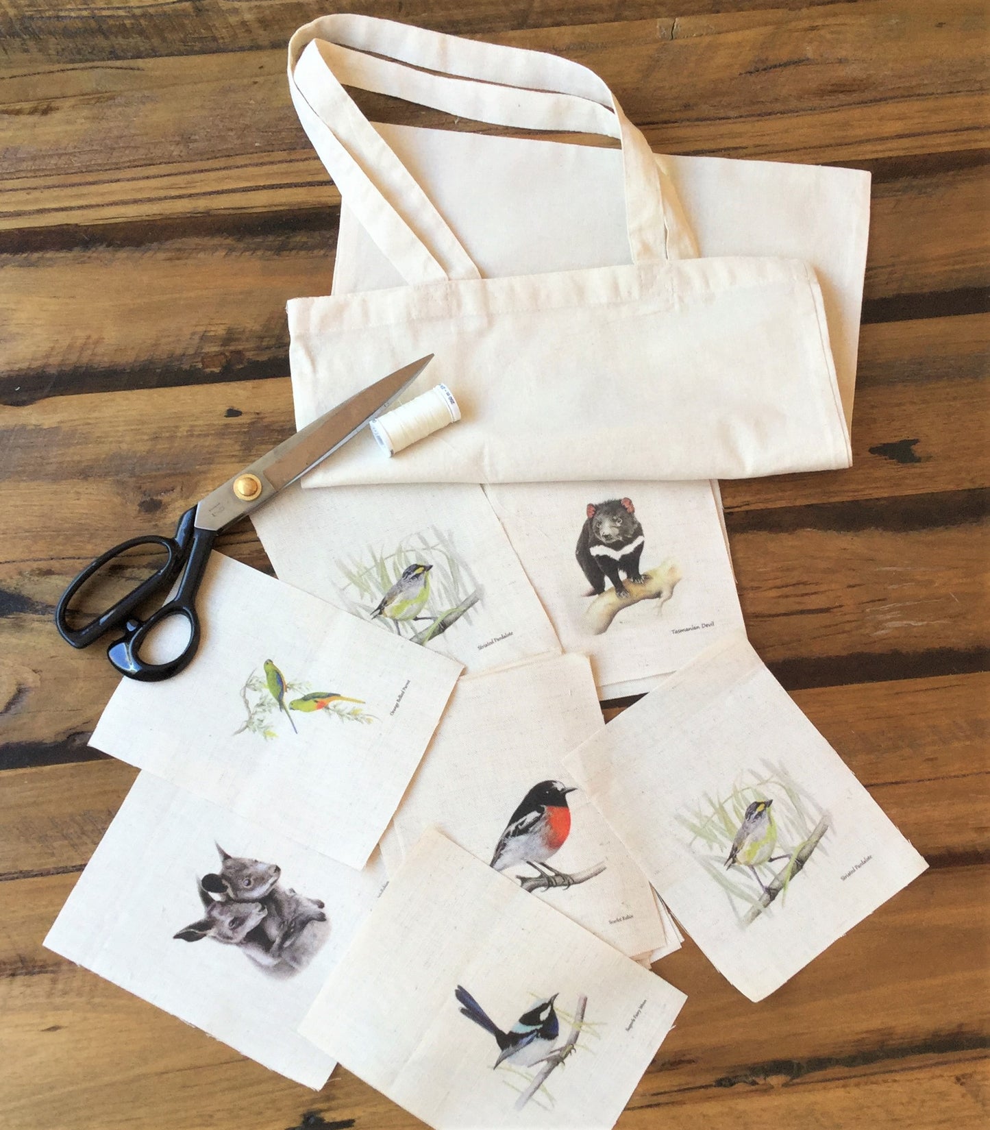 Calico Carry Bag - Swamp Wallabies