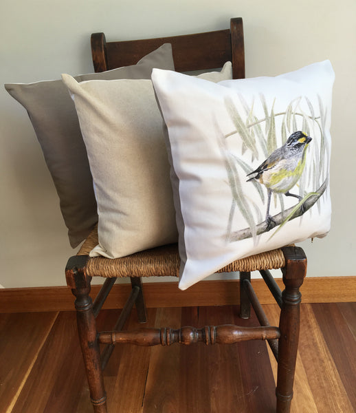 Cushion Covers - Striated Pardalote